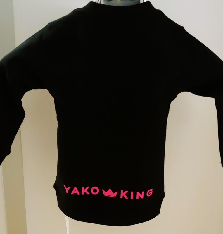 Dětská rostoucí mikina long JSEM PRINCEZNA různé barvy 3
