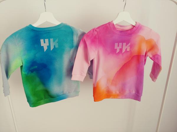 Dětská rostoucí mikina šedá long Color / tmavý 3