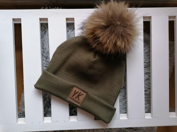 Čepice dětská zimní Khaki YK Collection 2