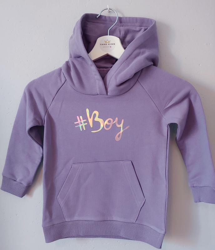Dětská mikina s kapucí #BOY / #GIRL 8 barev