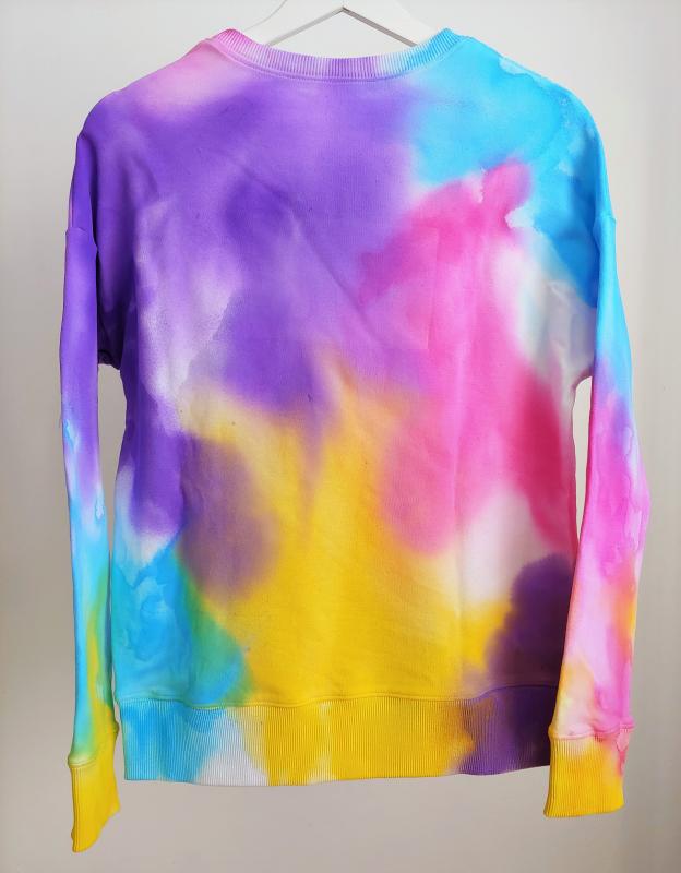 Dámská mikina bílá Multicolor / ZDARMA volba vlastních barev a nápisu 2