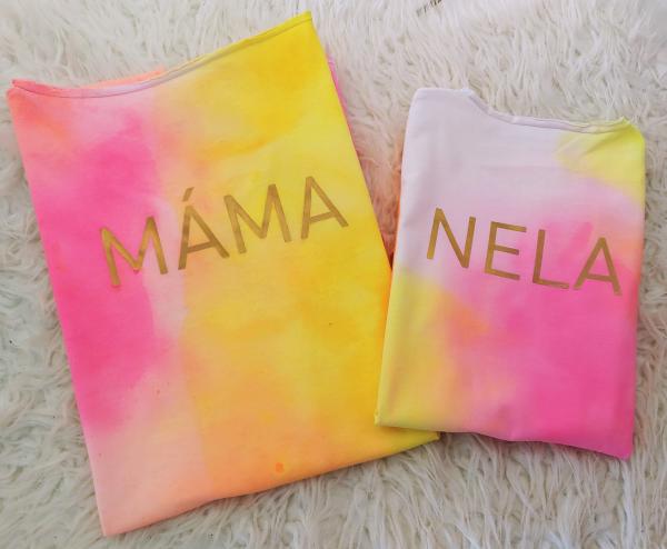 Dámská mikina bílá Multicolor / ZDARMA volba vlastních barev a nápisu 3