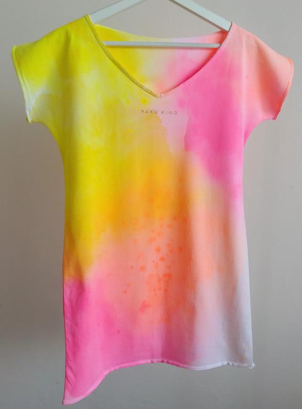 Dámské triko COLOR světlý + dětské triko COLOR ZDARMA vlastní barvy 7