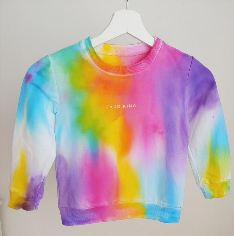 Dětská rostoucí mikina Multicolor ZDARMA vlastní barvy i nápis 1