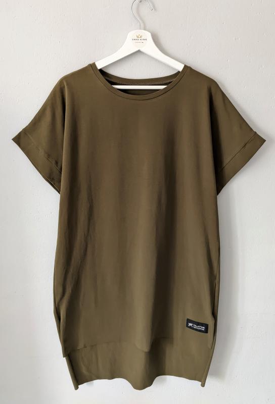 Triko šaty oversize - 100% česká bavlna, 10 barev, ruční výroba 1