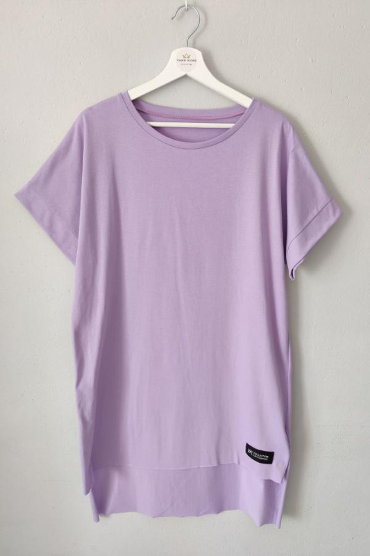 Triko šaty oversize - 100% česká bavlna, 10 barev, ruční výroba 2