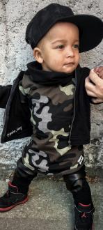 Vojenské dlouhé camo tričko