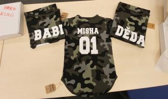 Vojenské camo triko krátký rukáv PÁNSKÉ, DÁMSKÉ + DĚTSKÉ body nebo triko. TEXT ZDARMA 1