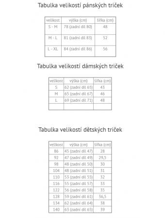 Černé triko triko krátký rukáv PÁNSKÉ + dětské body nebo triko. TEXT ZDARMA 3