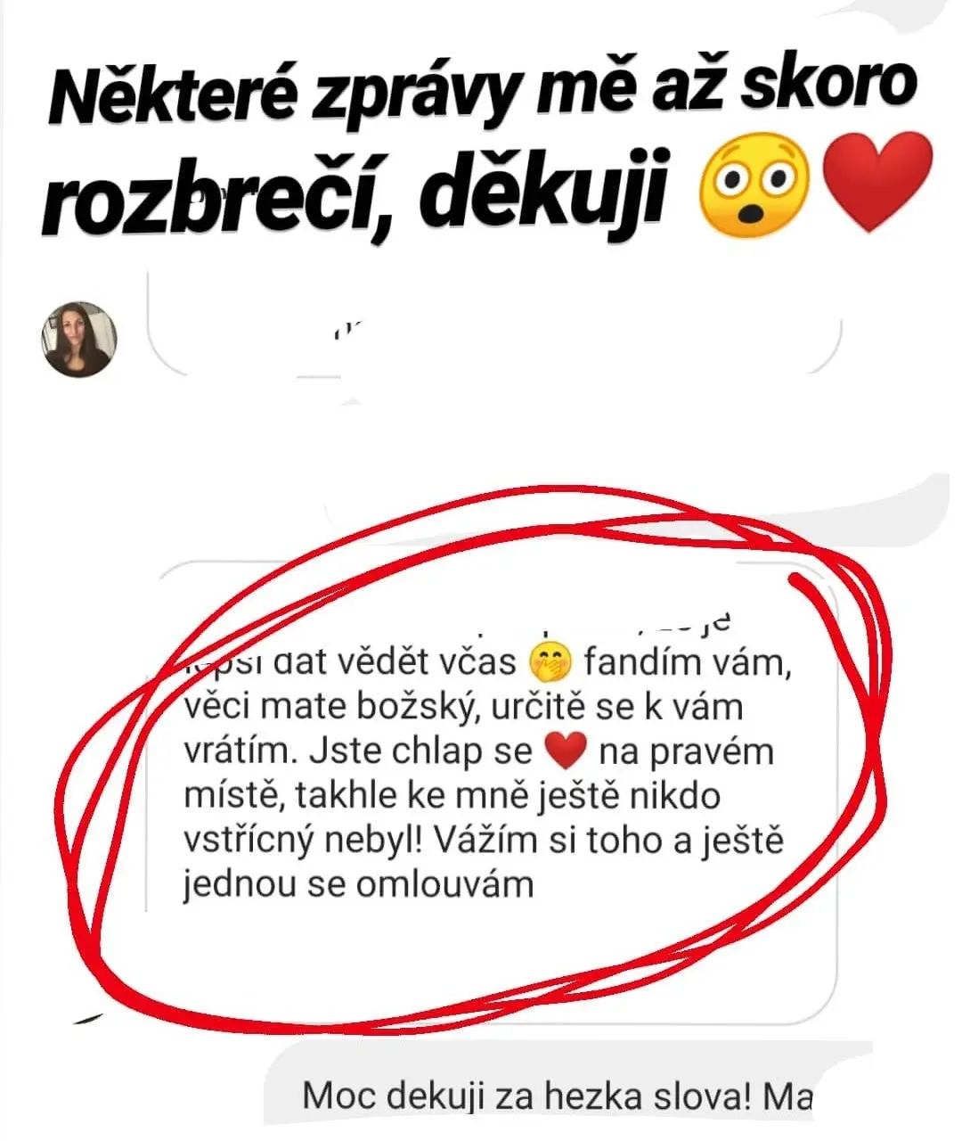 Recenze zákazníka Yako King — teplákovky mikinošaty na míru